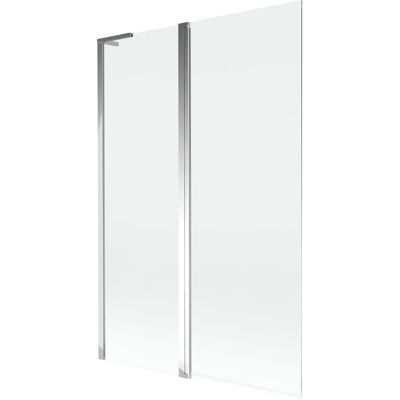 Mexen Mist L parawan nawannowy 2-skrzydłowy 120 x 150 cm, transparent, chrom - 8A9L-120-011-01-00 Mexen Mist L parawan nawannowy 2-skrzydłowy 120 x 150 cm, transparent, chrom - 8A9L-120-011-01-00