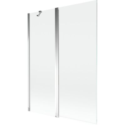 Mexen Mist parawan nawannowy 2-skrzydłowy 130 x 150 cm, transparent, chrom - 8A9-130-011-01-00 Mexen Mist parawan nawannowy 2-skrzydłowy 130 x 150 cm, transparent, chrom - 8A9-130-011-01-00