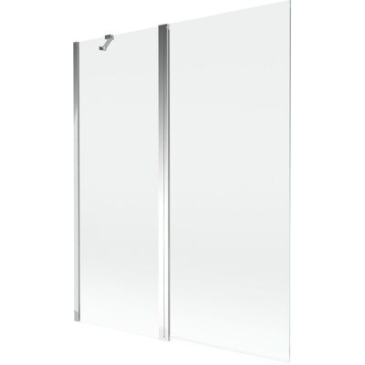 Mexen Mist parawan nawannowy 2-skrzydłowy 140 x 150 cm, transparent, chrom - 8A9-140-011-01-00 Mexen Mist parawan nawannowy 2-skrzydłowy 140 x 150 cm, transparent, chrom - 8A9-140-011-01-00