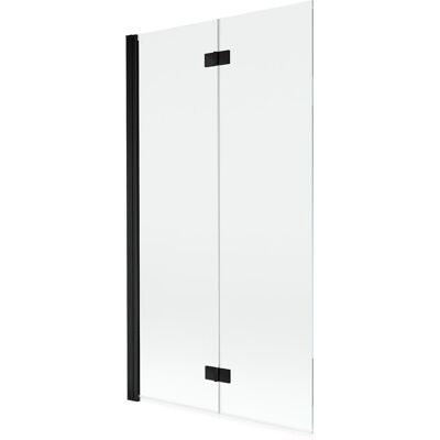 Mexen Mist parawan nawannowy 2-skrzydłowy lewy 100 x 150 cm, transparent, czarny - 8A9-100-002-70-00-L Mexen Mist parawan nawannowy 2-skrzydłowy lewy 100 x 150 cm, transparent, czarny - 8A9-100-002-70-00-L