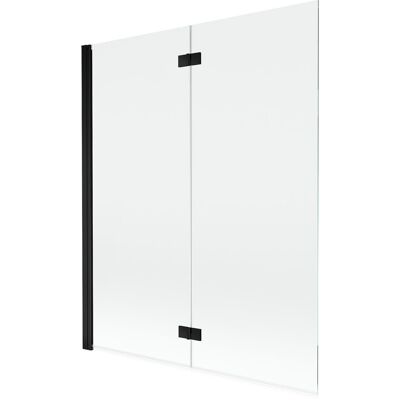 Mexen Mist parawan nawannowy 2-skrzydłowy lewy 140 x 150 cm, transparent, czarny - 8A9-140-002-70-00-L Mexen Mist parawan nawannowy 2-skrzydłowy lewy 140 x 150 cm, transparent, czarny - 8A9-140-002-70-00-L