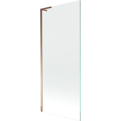 Mexen Next L parawan nawannowy 1-skrzydłowy 80 x 150 cm, transparent, różowe złoto - 895-080-000-03-00-60 Mexen Next L parawan nawannowy 1-skrzydłowy 80 x 150 cm, transparent, różowe złoto - 895-080-000-03-00-60