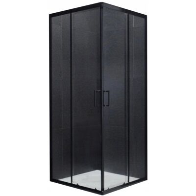 Mexen Rio kabina prysznicowa kwadratowa 90 x 90 cm, transparent, czarna - 860-090-090-70-00 Mexen Rio kabina prysznicowa kwadratowa 90 x 90 cm, transparent, czarna - 860-090-090-70-00