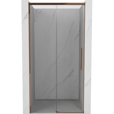 Mexen Rox drzwi prysznicowe rozsuwane 100 cm, transparent, różowe złoto - 8C2-100-000-60-00 Mexen Rox drzwi prysznicowe rozsuwane 100 cm, transparent, różowe złoto - 8C2-100-000-60-00