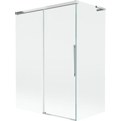 Mexen Rox L parawan nawannowy 2-skrzydłowy rozsuwany 120 + 70 x 150 cm, transparent, chrom - 8C9L-120-070-01-00 Mexen Rox L parawan nawannowy 2-skrzydłowy rozsuwany 120 + 70 x 150 cm, transparent, chrom - 8C9L-120-070-01-00