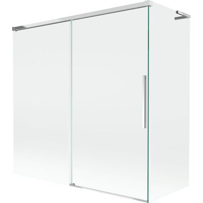 Mexen Rox L parawan nawannowy 2-skrzydłowy rozsuwany 160 + 75 x 150 cm, transparent, chrom - 8C9L-160-075-01-00 Mexen Rox L parawan nawannowy 2-skrzydłowy rozsuwany 160 + 75 x 150 cm, transparent, chrom - 8C9L-160-075-01-00