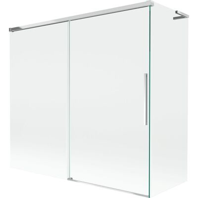 Mexen Rox L parawan nawannowy 2-skrzydłowy rozsuwany 170 + 75 x 150 cm, transparent, chrom - 8C9L-170-075-01-00 Mexen Rox L parawan nawannowy 2-skrzydłowy rozsuwany 170 + 75 x 150 cm, transparent, chrom - 8C9L-170-075-01-00