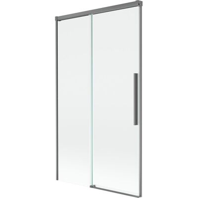 Mexen Rox parawan nawannowy 2-skrzydłowy rozsuwany 100 x 150 cm, transparent, gun metal - 8C9-100-001-95-00 Mexen Rox parawan nawannowy 2-skrzydłowy rozsuwany 100 x 150 cm, transparent, gun metal - 8C9-100-001-95-00