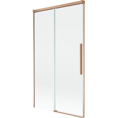 Mexen Rox parawan nawannowy 2-skrzydłowy rozsuwany 100 x 150 cm, transparent, miedź szczotkowana - 8C9-100-001-65-00 Mexen Rox parawan nawannowy 2-skrzydłowy rozsuwany 100 x 150 cm, transparent, miedź szczotkowana - 8C9-100-001-65-00