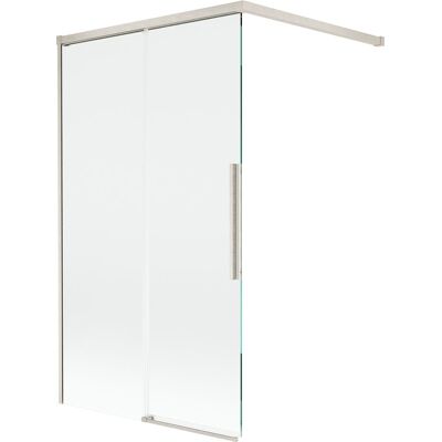 Mexen Rox parawan nawannowy 2-skrzydłowy rozsuwany 100 x 150 cm, transparent, nikiel szczotkowany - 8C9-100-003-97-00 Mexen Rox parawan nawannowy 2-skrzydłowy rozsuwany 100 x 150 cm, transparent, nikiel szczotkowany - 8C9-100-003-97-00