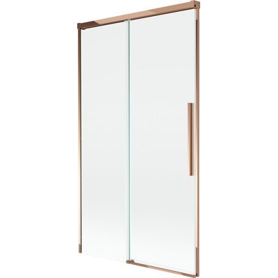 Mexen Rox parawan nawannowy 2-skrzydłowy rozsuwany 100 x 150 cm, transparent, różowe złoto - 8C9-100-001-60-00 Mexen Rox parawan nawannowy 2-skrzydłowy rozsuwany 100 x 150 cm, transparent, różowe złoto - 8C9-100-001-60-00