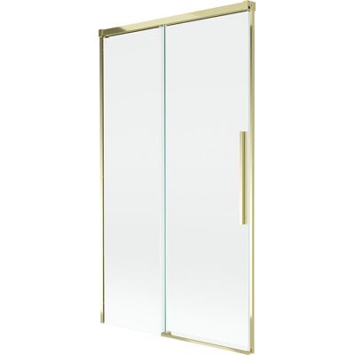 Mexen Rox parawan nawannowy 2-skrzydłowy rozsuwany 100 x 150 cm, transparent, złoty - 8C9-100-001-50-00 Mexen Rox parawan nawannowy 2-skrzydłowy rozsuwany 100 x 150 cm, transparent, złoty - 8C9-100-001-50-00
