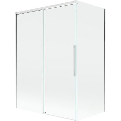 Mexen Rox parawan nawannowy 2-skrzydłowy rozsuwany 120 + 70 x 150 cm, transparent, biały - 8C9-120-070-20-00 Mexen Rox parawan nawannowy 2-skrzydłowy rozsuwany 120 + 70 x 150 cm, transparent, biały - 8C9-120-070-20-00