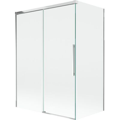 Mexen Rox parawan nawannowy 2-skrzydłowy rozsuwany 120 + 70 x 150 cm, transparent, chrom - 8C9-120-070-01-00 Mexen Rox parawan nawannowy 2-skrzydłowy rozsuwany 120 + 70 x 150 cm, transparent, chrom - 8C9-120-070-01-00