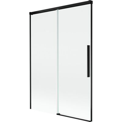 Mexen Rox parawan nawannowy 2-skrzydłowy rozsuwany 120 x 150 cm, transparent, czarny - 8C9-120-001-70-00 Mexen Rox parawan nawannowy 2-skrzydłowy rozsuwany 120 x 150 cm, transparent, czarny - 8C9-120-001-70-00