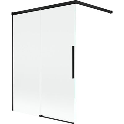Mexen Rox parawan nawannowy 2-skrzydłowy rozsuwany 120 x 150 cm, transparent, czarny - 8C9-120-003-70-00 Mexen Rox parawan nawannowy 2-skrzydłowy rozsuwany 120 x 150 cm, transparent, czarny - 8C9-120-003-70-00
