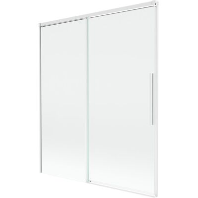 Mexen Rox parawan nawannowy 2-skrzydłowy rozsuwany 140 x 150 cm, transparent, biały - 8C9-140-001-20-00 Mexen Rox parawan nawannowy 2-skrzydłowy rozsuwany 140 x 150 cm, transparent, biały - 8C9-140-001-20-00