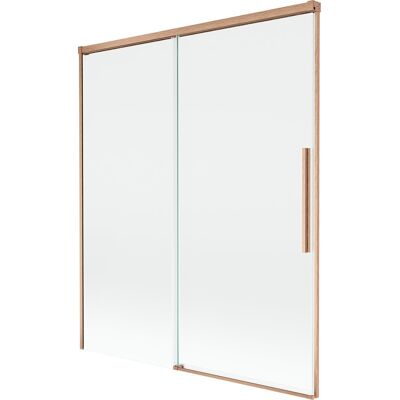 Mexen Rox parawan nawannowy 2-skrzydłowy rozsuwany 140 x 150 cm, transparent, miedź szczotkowana - 8C9-140-001-65-00 Mexen Rox parawan nawannowy 2-skrzydłowy rozsuwany 140 x 150 cm, transparent, miedź szczotkowana - 8C9-140-001-65-00