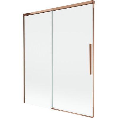 Mexen Rox parawan nawannowy 2-skrzydłowy rozsuwany 140 x 150 cm, transparent, różowe złoto - 8C9-140-001-60-00 Mexen Rox parawan nawannowy 2-skrzydłowy rozsuwany 140 x 150 cm, transparent, różowe złoto - 8C9-140-001-60-00