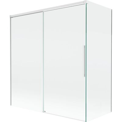 Mexen Rox parawan nawannowy 2-skrzydłowy rozsuwany 150 + 70 x 150 cm, transparent, biały - 8C9-150-070-20-00 Mexen Rox parawan nawannowy 2-skrzydłowy rozsuwany 150 + 70 x 150 cm, transparent, biały - 8C9-150-070-20-00