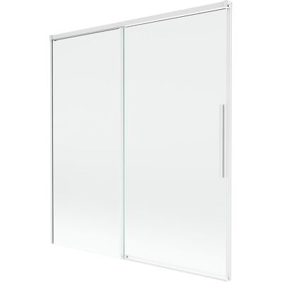 Mexen Rox parawan nawannowy 2-skrzydłowy rozsuwany 150 x 150 cm, transparent, biały - 8C9-150-001-20-00 Mexen Rox parawan nawannowy 2-skrzydłowy rozsuwany 150 x 150 cm, transparent, biały - 8C9-150-001-20-00