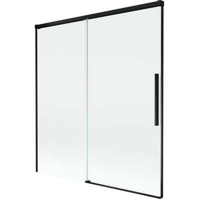 Mexen Rox parawan nawannowy 2-skrzydłowy rozsuwany 150 x 150 cm, transparent, czarny - 8C9-150-001-70-00 Mexen Rox parawan nawannowy 2-skrzydłowy rozsuwany 150 x 150 cm, transparent, czarny - 8C9-150-001-70-00