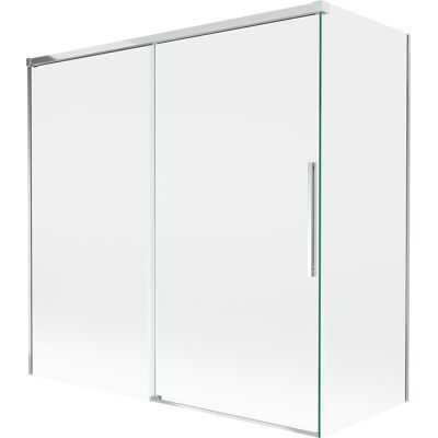 Mexen Rox parawan nawannowy 2-skrzydłowy rozsuwany 160 + 70 x 150 cm, transparent, biały - 8C9-160-070-20-00 Mexen Rox parawan nawannowy 2-skrzydłowy rozsuwany 160 + 70 x 150 cm, transparent, biały - 8C9-160-070-20-00