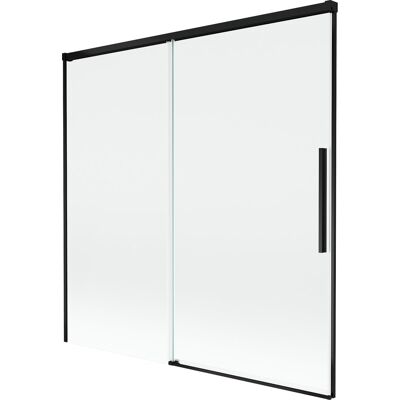 Mexen Rox parawan nawannowy 2-skrzydłowy rozsuwany 160 x 150 cm, transparent, czarny - 8C9-160-001-70-00 Mexen Rox parawan nawannowy 2-skrzydłowy rozsuwany 160 x 150 cm, transparent, czarny - 8C9-160-001-70-00
