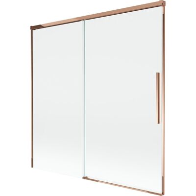 Mexen Rox parawan nawannowy 2-skrzydłowy rozsuwany 160 x 150 cm, transparent, różowe złoto - 8C9-160-001-60-00 Mexen Rox parawan nawannowy 2-skrzydłowy rozsuwany 160 x 150 cm, transparent, różowe złoto - 8C9-160-001-60-00