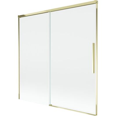 Mexen Rox parawan nawannowy 2-skrzydłowy rozsuwany 160 x 150 cm, transparent, złoty - 8C9-160-001-50-00 Mexen Rox parawan nawannowy 2-skrzydłowy rozsuwany 160 x 150 cm, transparent, złoty - 8C9-160-001-50-00