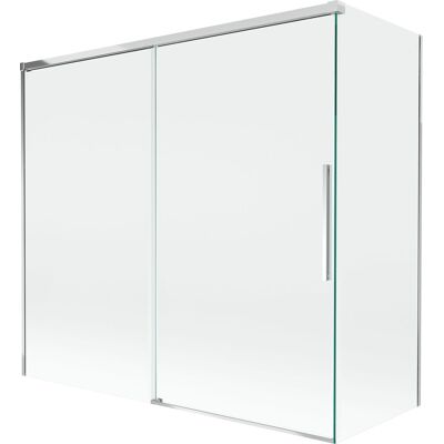 Mexen Rox parawan nawannowy 2-skrzydłowy rozsuwany 170 + 70 x 150 cm, transparent, chrom - 8C9-170-070-01-00 Mexen Rox parawan nawannowy 2-skrzydłowy rozsuwany 170 + 70 x 150 cm, transparent, chrom - 8C9-170-070-01-00
