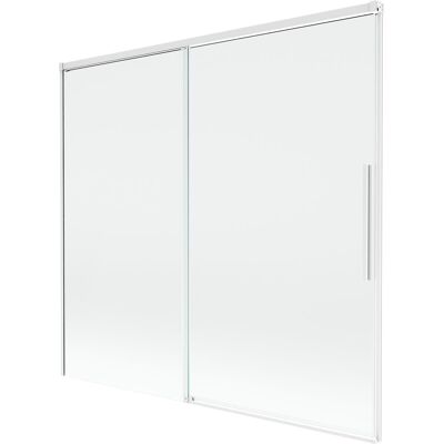 Mexen Rox parawan nawannowy 2-skrzydłowy rozsuwany 170 x 150 cm, transparent, biały - 8C9-170-001-20-00 Mexen Rox parawan nawannowy 2-skrzydłowy rozsuwany 170 x 150 cm, transparent, biały - 8C9-170-001-20-00