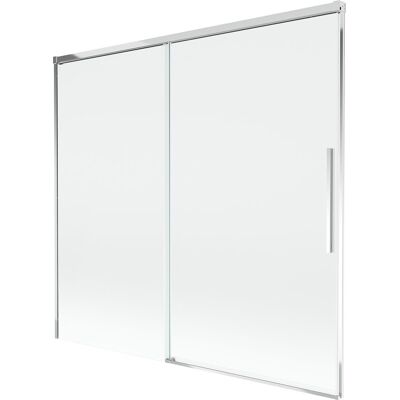 Mexen Rox parawan nawannowy 2-skrzydłowy rozsuwany 170 x 150 cm, transparent, chrom - 8C9-170-001-01-00 Mexen Rox parawan nawannowy 2-skrzydłowy rozsuwany 170 x 150 cm, transparent, chrom - 8C9-170-001-01-00