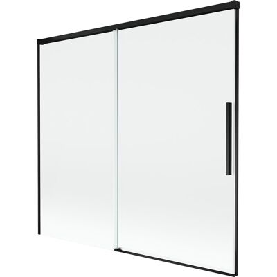 Mexen Rox parawan nawannowy 2-skrzydłowy rozsuwany 170 x 150 cm, transparent, czarny - 8C9-170-001-70-00 Mexen Rox parawan nawannowy 2-skrzydłowy rozsuwany 170 x 150 cm, transparent, czarny - 8C9-170-001-70-00