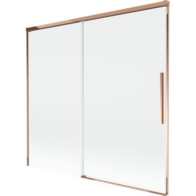 Mexen Rox parawan nawannowy 2-skrzydłowy rozsuwany 170 x 150 cm, transparent, różowe złoto - 8C9-170-001-60-00 Mexen Rox parawan nawannowy 2-skrzydłowy rozsuwany 170 x 150 cm, transparent, różowe złoto - 8C9-170-001-60-00