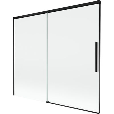 Mexen Rox parawan nawannowy 2-skrzydłowy rozsuwany 180 x 150 cm, transparent, czarny - 8C9-180-001-70-00 Mexen Rox parawan nawannowy 2-skrzydłowy rozsuwany 180 x 150 cm, transparent, czarny - 8C9-180-001-70-00