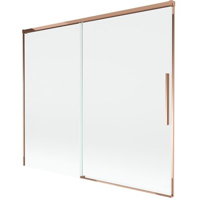 Mexen Rox parawan nawannowy 2-skrzydłowy rozsuwany 180 x 150 cm, transparent, różowe złoto - 8C9-180-001-60-00 Mexen Rox parawan nawannowy 2-skrzydłowy rozsuwany 180 x 150 cm, transparent, różowe złoto - 8C9-180-001-60-00