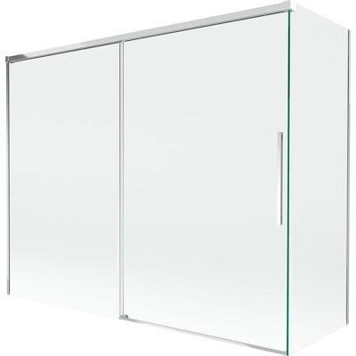 Mexen Rox parawan nawannowy 2-skrzydłowy rozsuwany 190 + 90 x 150 cm, transparent, chrom - 8C9-190-090-01-00 Mexen Rox parawan nawannowy 2-skrzydłowy rozsuwany 190 + 90 x 150 cm, transparent, chrom - 8C9-190-090-01-00