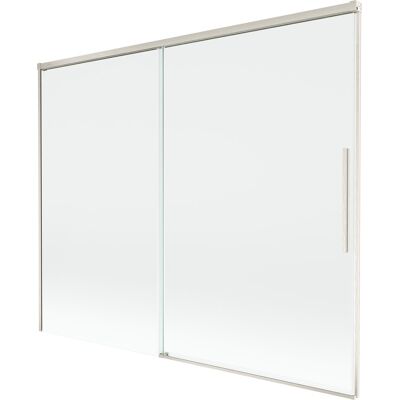 Mexen Rox parawan nawannowy 2-skrzydłowy rozsuwany 190 x 150 cm, transparent, nikiel szczotkowany - 8C9-190-001-97-00 Mexen Rox parawan nawannowy 2-skrzydłowy rozsuwany 190 x 150 cm, transparent, nikiel szczotkowany - 8C9-190-001-97-00