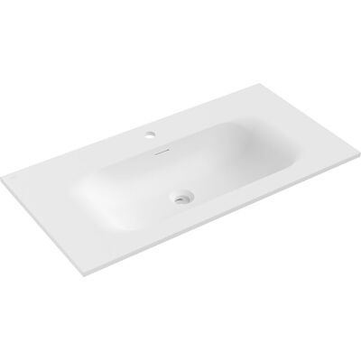Mexen Vela umywalka wpuszczana w blat 91 x 46,5 cm, biała mat - 25239001 Mexen Vela umywalka wpuszczana w blat 91 x 46,5 cm, biała mat - 25239001