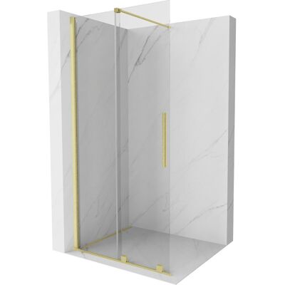Mexen Velar drzwi prysznicowe rozsuwane Walk-in 70 cm, transparent, złote szczotkowane Mexen Velar drzwi prysznicowe rozsuwane Walk-in 70 cm, transparent, złote szczotkowane
