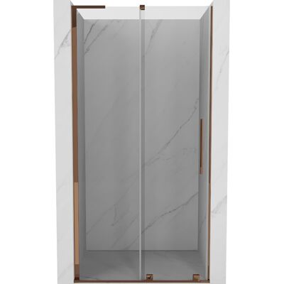 Mexen Velar L drzwi prysznicowe rozsuwane 100 cm, transparent, różowe złoto - 871-100-003-01-60 Mexen Velar L drzwi prysznicowe rozsuwane 100 cm, transparent, różowe złoto - 871-100-003-01-60