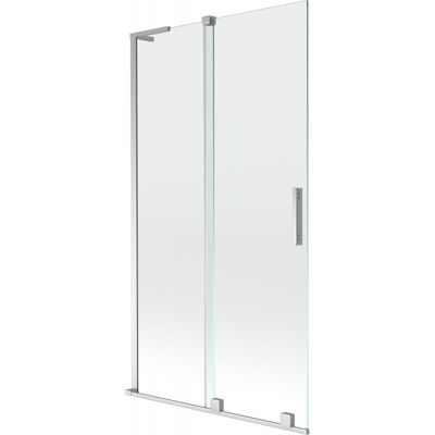 Mexen Velar L parawan nawannowy 2-skrzydłowy rozsuwany 100 x 150 cm, transparent, chrom - 896-100-003-01-01 Mexen Velar L parawan nawannowy 2-skrzydłowy rozsuwany 100 x 150 cm, transparent, chrom - 896-100-003-01-01