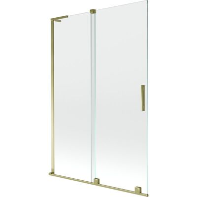 Mexen Velar L parawan nawannowy 2-skrzydłowy rozsuwany 120 x 150 cm, transparent, złoty - 896-120-003-01-50 Mexen Velar L parawan nawannowy 2-skrzydłowy rozsuwany 120 x 150 cm, transparent, złoty - 896-120-003-01-50