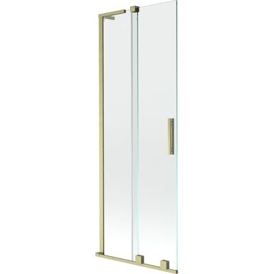 Mexen Velar L parawan nawannowy 2-skrzydłowy rozsuwany 70 x 150 cm, transparent, złoty szczotkowany - 896-070-003-01-55 Mexen Velar L parawan nawannowy 2-skrzydłowy rozsuwany 70 x 150 cm, transparent, złoty szczotkowany - 896-070-003-01-55