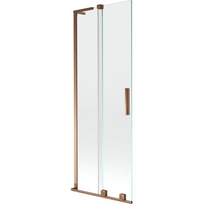 Mexen Velar L parawan nawannowy 2-skrzydłowy rozsuwany 75 x 150 cm, transparent, różowe złoto - 896-075-003-01-60 Mexen Velar L parawan nawannowy 2-skrzydłowy rozsuwany 75 x 150 cm, transparent, różowe złoto - 896-075-003-01-60