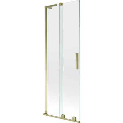 Mexen Velar L parawan nawannowy 2-skrzydłowy rozsuwany 75 x 150 cm, transparent, złoty - 896-075-003-01-50 Mexen Velar L parawan nawannowy 2-skrzydłowy rozsuwany 75 x 150 cm, transparent, złoty - 896-075-003-01-50
