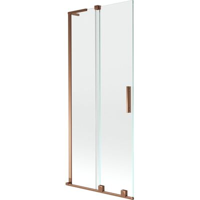Mexen Velar L parawan nawannowy 2-skrzydłowy rozsuwany 85 x 150 cm, transparent, różowe złoto - 896-085-003-01-60 Mexen Velar L parawan nawannowy 2-skrzydłowy rozsuwany 85 x 150 cm, transparent, różowe złoto - 896-085-003-01-60