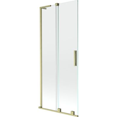Mexen Velar L parawan nawannowy 2-skrzydłowy rozsuwany 85 x 150 cm, transparent, złoty szczotkowany - 896-085-003-01-55 Mexen Velar L parawan nawannowy 2-skrzydłowy rozsuwany 85 x 150 cm, transparent, złoty szczotkowany - 896-085-003-01-55