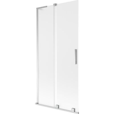 Mexen Velar L parawan nawannowy 2-skrzydłowy rozsuwany 90 x 150 cm, szron, chrom - 896-090-003-31-01 Mexen Velar L parawan nawannowy 2-skrzydłowy rozsuwany 90 x 150 cm, szron, chrom - 896-090-003-31-01